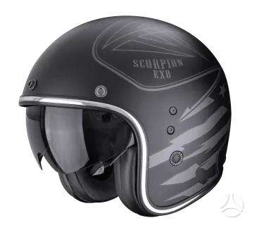 Scorpion BELFAST CARBON EVO moto šalmas, open-face
