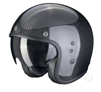 Scorpion BELFAST EVO black matt moto ša, open-face