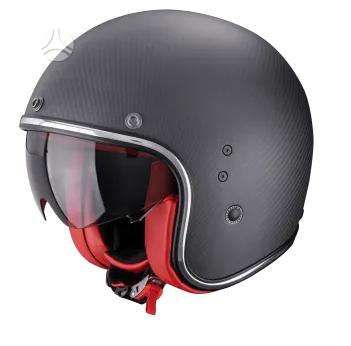 Scorpion BELFAST EVO black matt moto ša, open-face