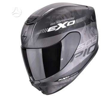 Scorpion EXO - 391 matt black moto šalm, интеграл