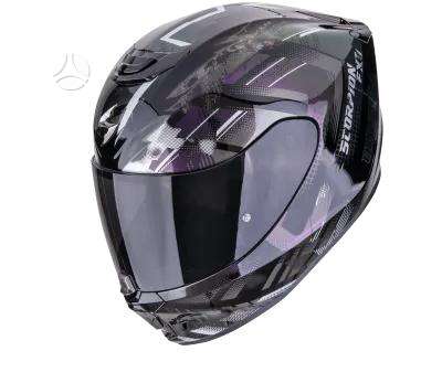 Scorpion EXO - 391 matt black moto šalm, интеграл
