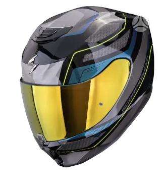 Scorpion EXO - 391 matt black moto šalm, интеграл