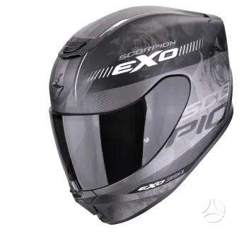 Scorpion EXO - 391 matt black moto šalm, интеграл