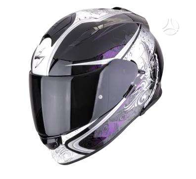 Scorpion EXO - 491 black moto salmas, интеграл
