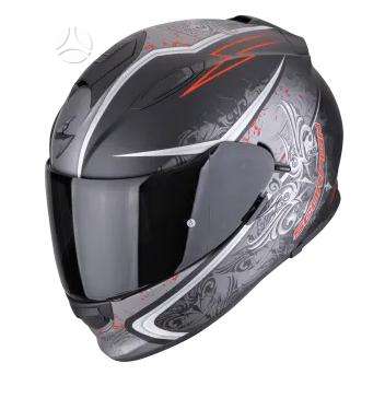 Scorpion EXO - 491 black moto salmas, интеграл