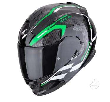 Scorpion EXO - 491 black moto salmas, full-face