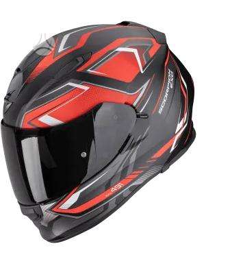 Scorpion EXO - 491 black moto salmas, full-face