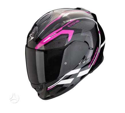 Scorpion EXO - 491 black moto salmas, интеграл
