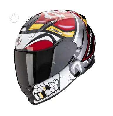 Scorpion EXO - 491 black moto salmas, интеграл