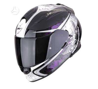 Scorpion EXO - 491 black moto salmas, интеграл