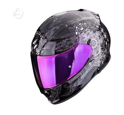 Scorpion EXO - 491 black moto salmas, интеграл