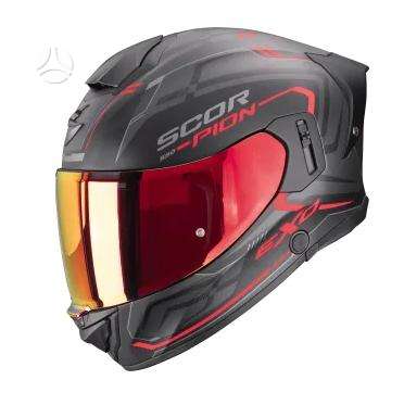 Scorpion EXO-530 EVO white moto šalmas, интеграл