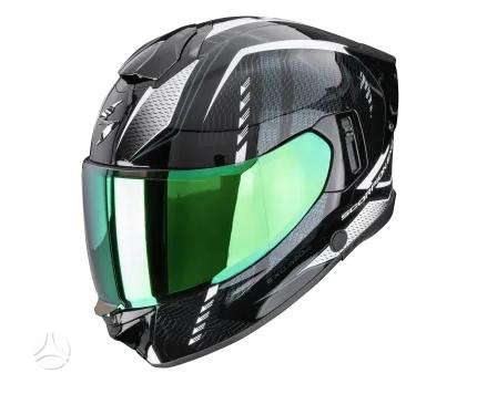 Scorpion EXO-530 EVO white moto šalmas, интеграл