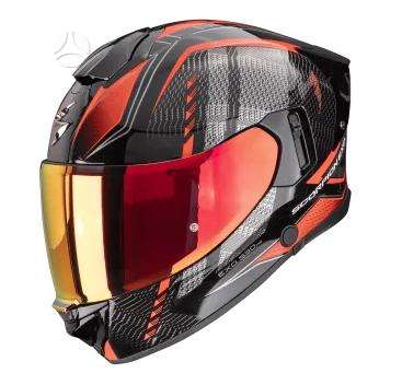 Scorpion EXO-530 EVO white moto šalmas, интеграл