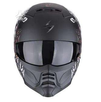 Scorpion EXO - COMBAT II moto šalmas, open-face