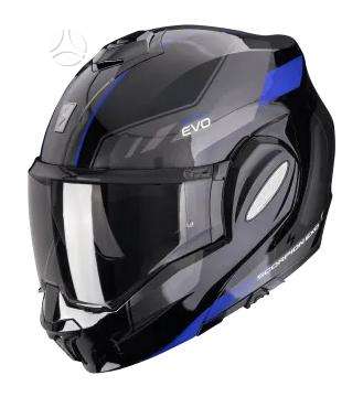 Scorpion EXO - TECH EVO matt black moto, модулярные / флип-ап