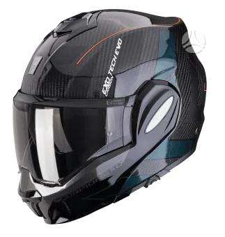 Scorpion EXO - TECH EVO matt black moto, модулярные / флип-ап