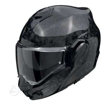 Scorpion EXO - TECH EVO matt black moto, модулярные / флип-ап