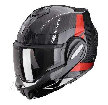 Scorpion EXO - TECH EVO matt black moto, модулярные / флип-ап