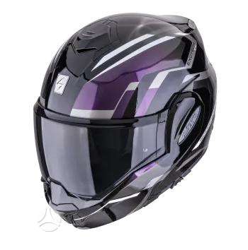 Scorpion EXO - TECH EVO matt black moto, модулярные / флип-ап