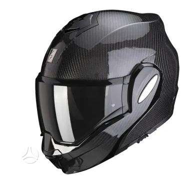 Scorpion EXO - TECH EVO matt black moto, модулярные / флип-ап