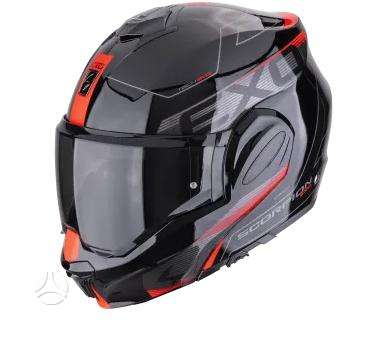 Scorpion EXO - TECH EVO Traveller red m, модулярные / флип-ап