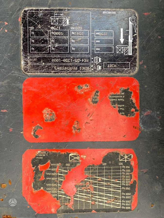Toyota 2F E15, šakiniai krautuvai