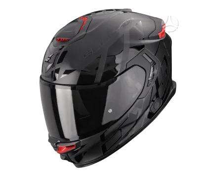 Scorpion EXO-GT SP white moto šalmas, интеграл