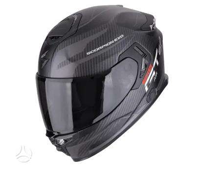 Scorpion EXO-GT SP white moto šalmas, интеграл