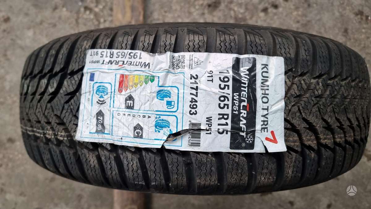 Kumho Wintercraft WP 51, winter 195/65 R15