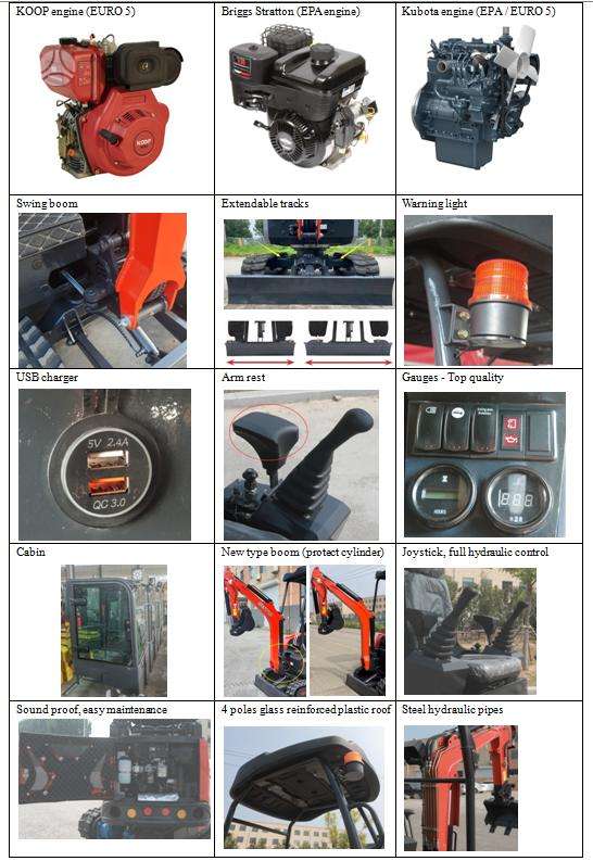 -Kita- Naujas TW12Pro, мини-экскаваторы