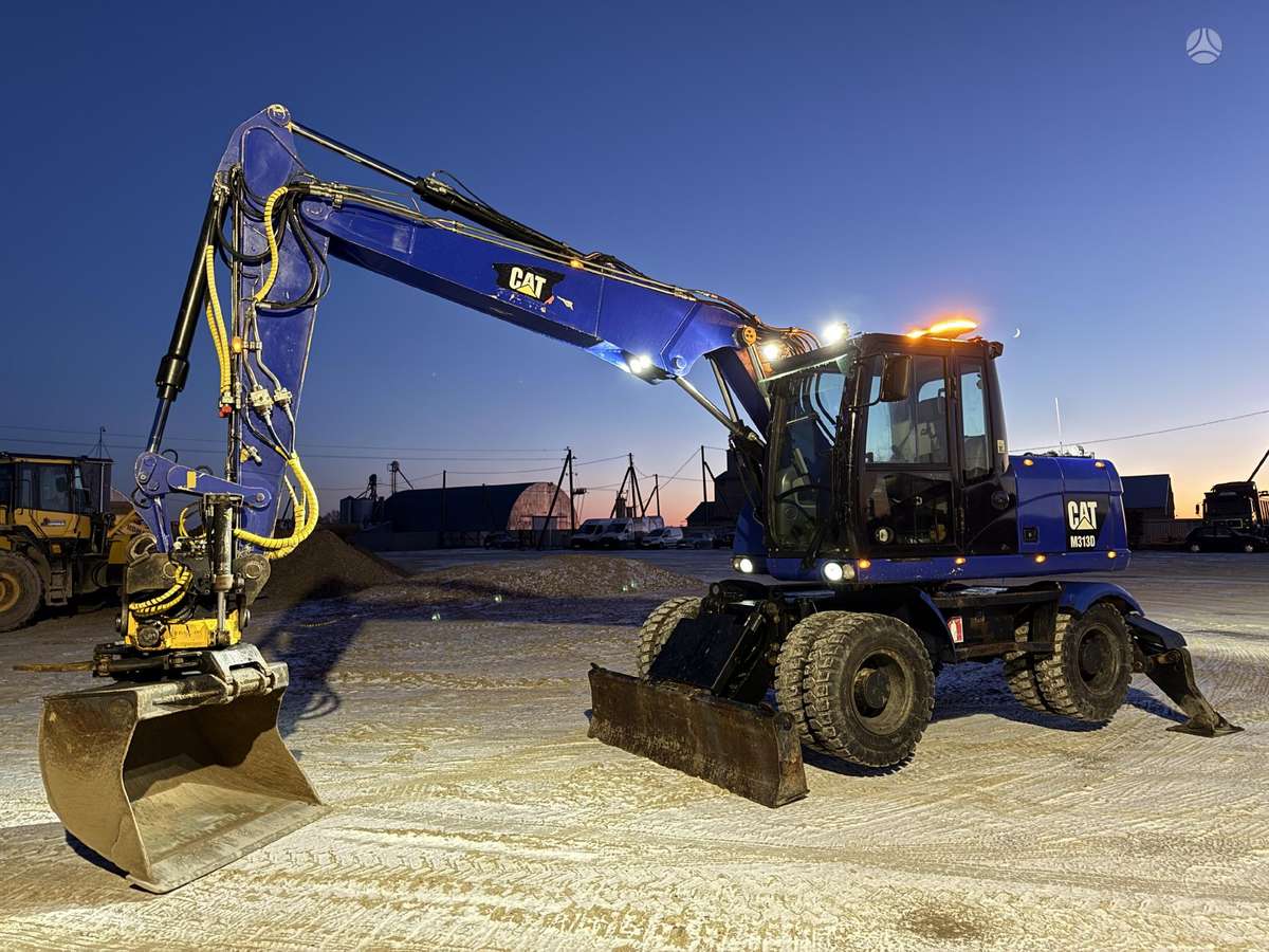 Caterpillar M 313 D Rototilt + Grapple, excavator