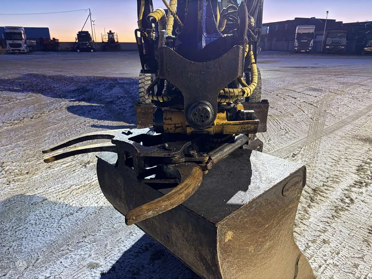Caterpillar M 313 D Rototilt + Grapple, excavator