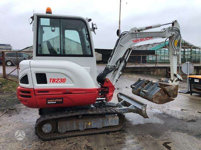 Takeuchi TB230 su POWERTILT, ekskavatori