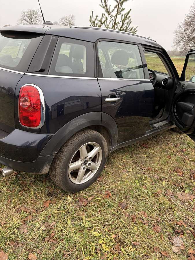 Mini Cooper dalimis. Metalynas rrr