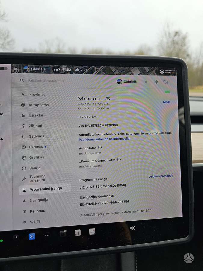 Tesla Model 3, 78 kWh, sedanas