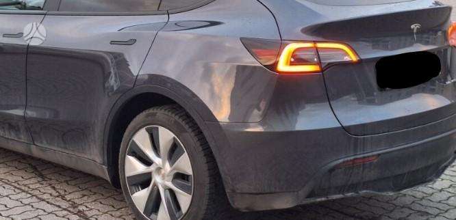 Tesla Model Y Auto ardomas platesnė info telefonu