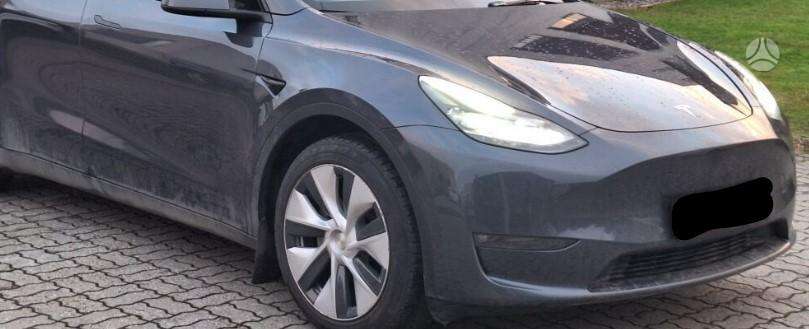 Tesla Model Y Auto ardomas platesnė info telefonu