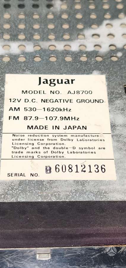 Jaguar XJS, Alpine aj8700