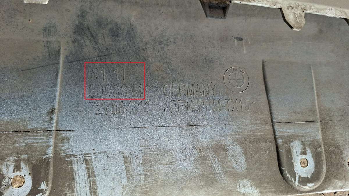 BMW 5 serija, 51118098644, Cen29693