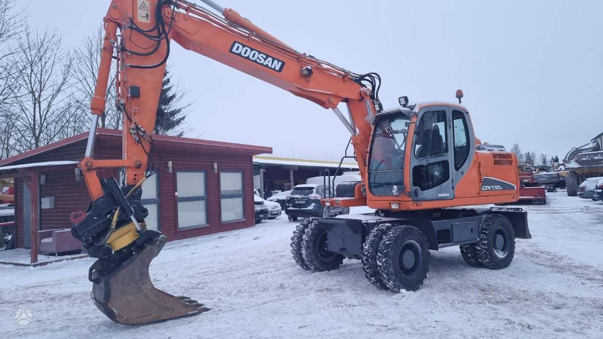 Doosan DX 170W + ROTO, ekskavatoriai