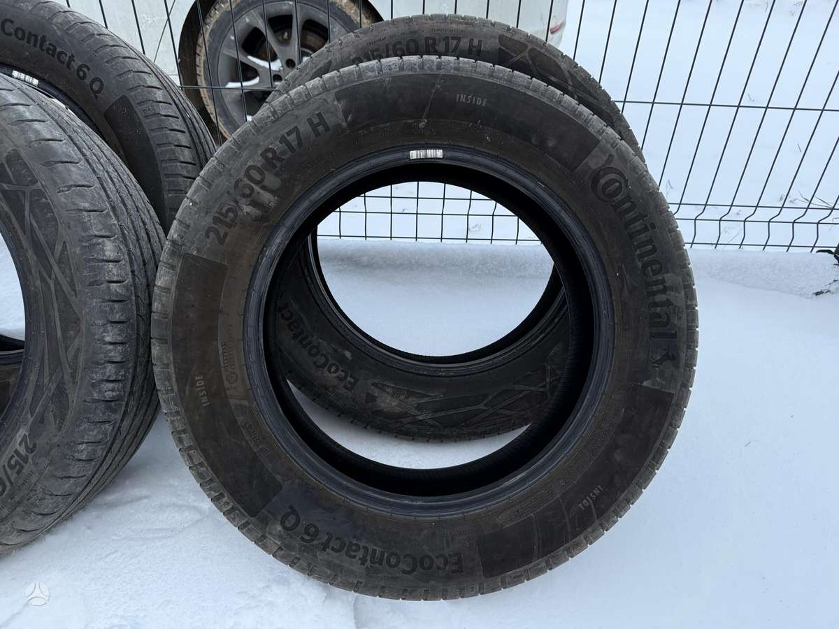 Continental EcoContact 6Q, summer 215/60 R17