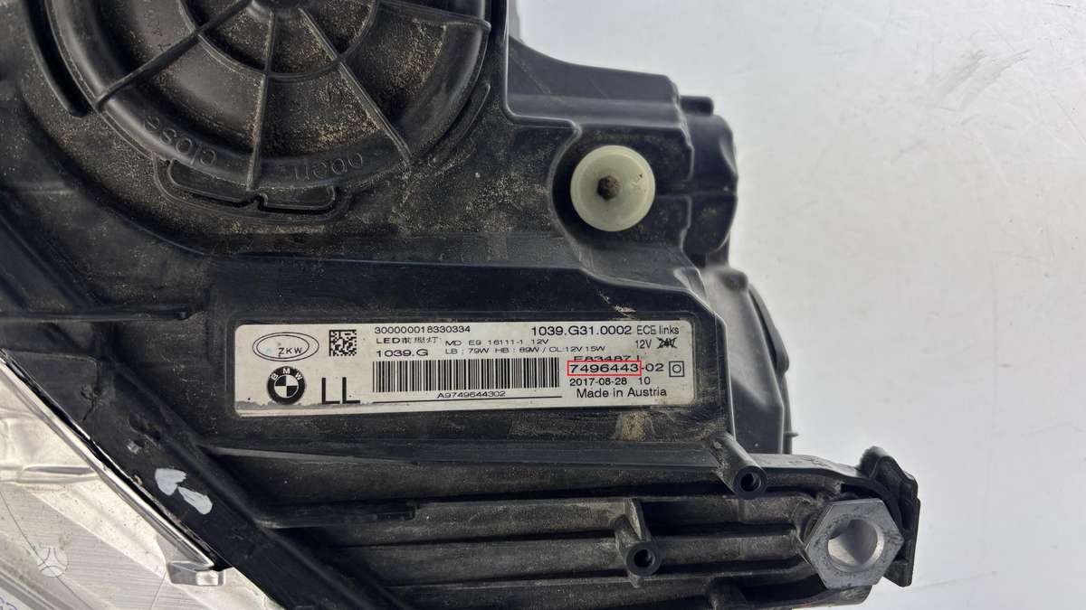 BMW 6 serija, 7496443, Cen30212