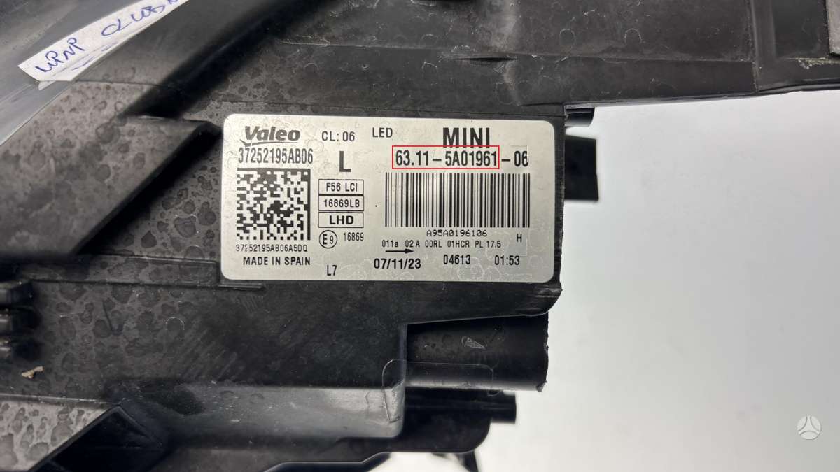 Mini Clubman, 63115A01961, Cen30551