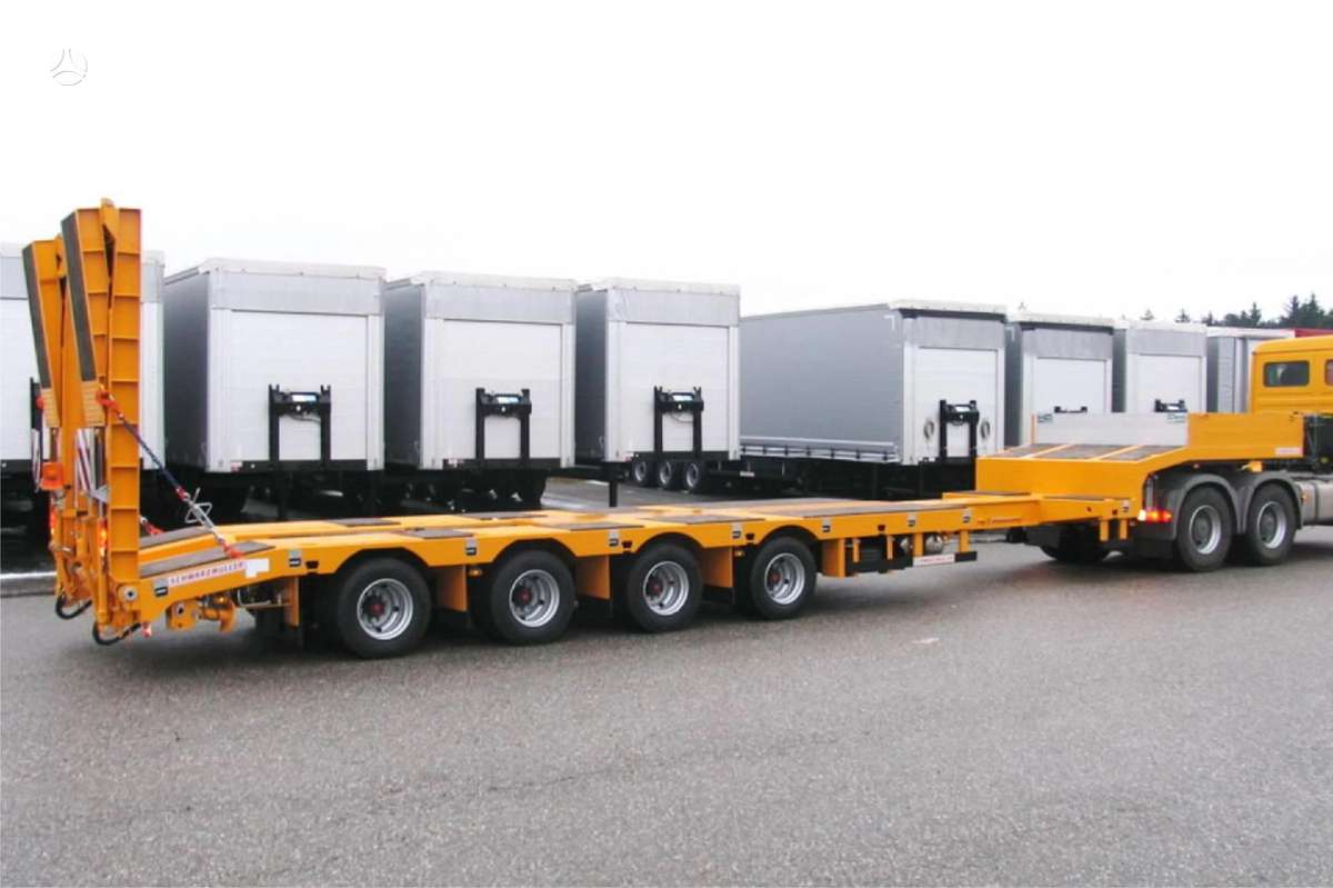 Schwarzmüller Išilginamas tralas, custom trailer / semi-trailer