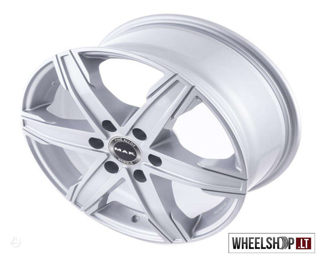 MAK King 6 Silver, light alloy, R18