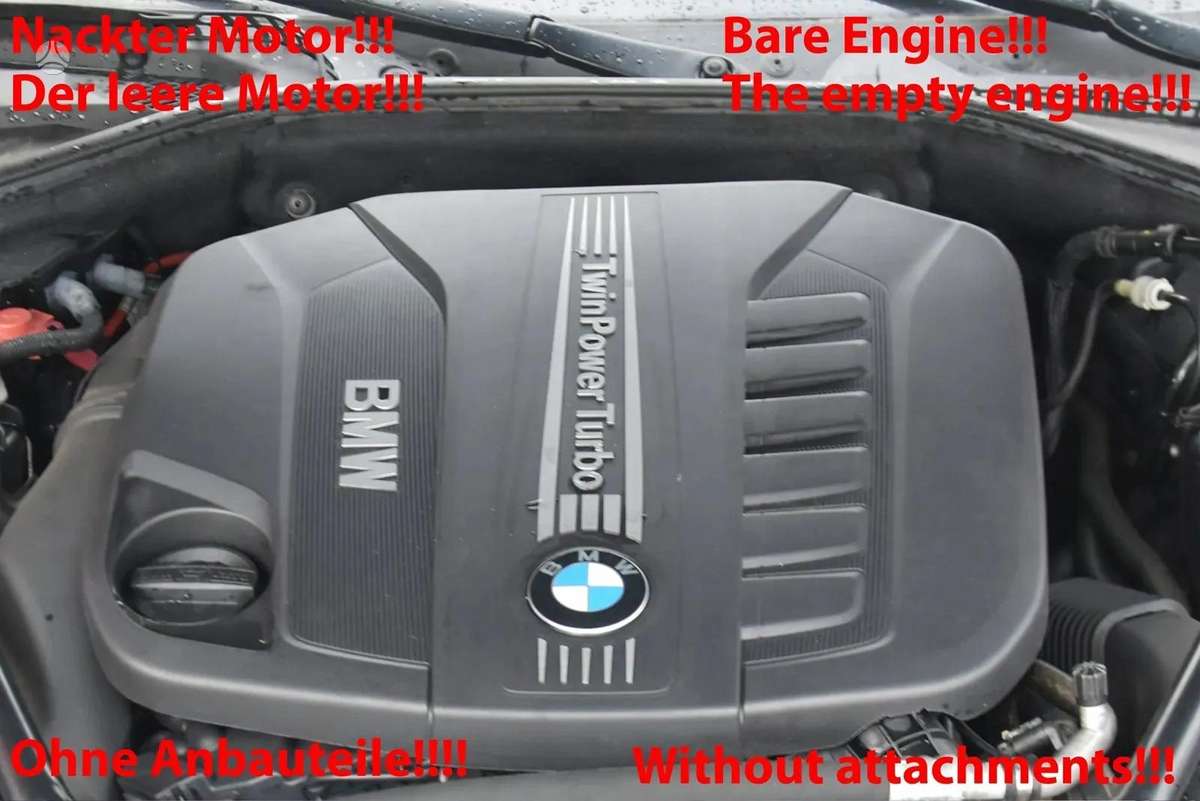BMW 530, N57D30A, variklis