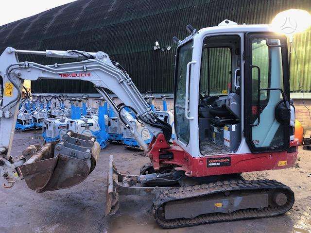 Takeuchi TB225 V3, ekskavatoriai