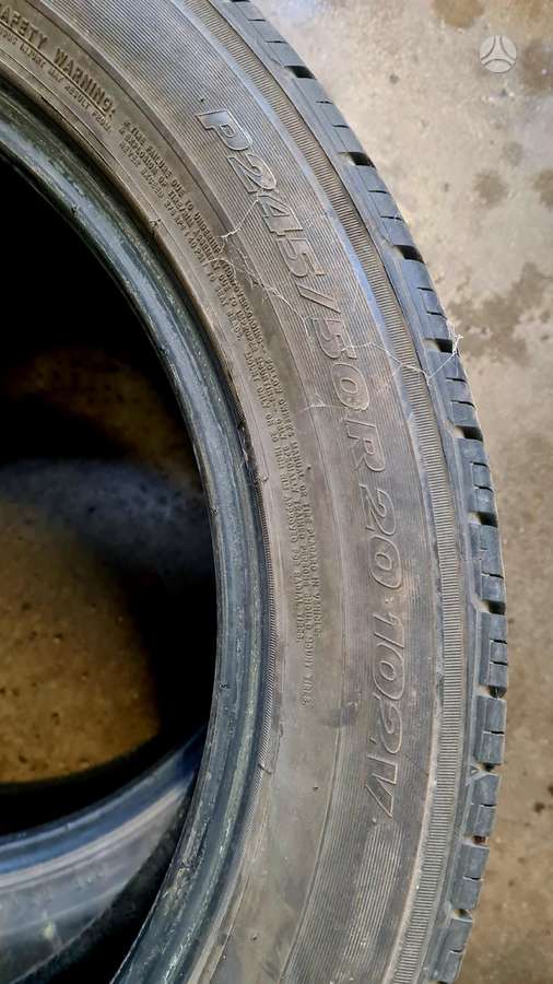 Toyo, летние 245/50 R20