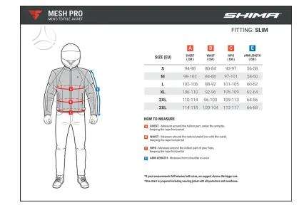 Shima MESH PRO 2.0 moto striukė, спортивные / стрит
